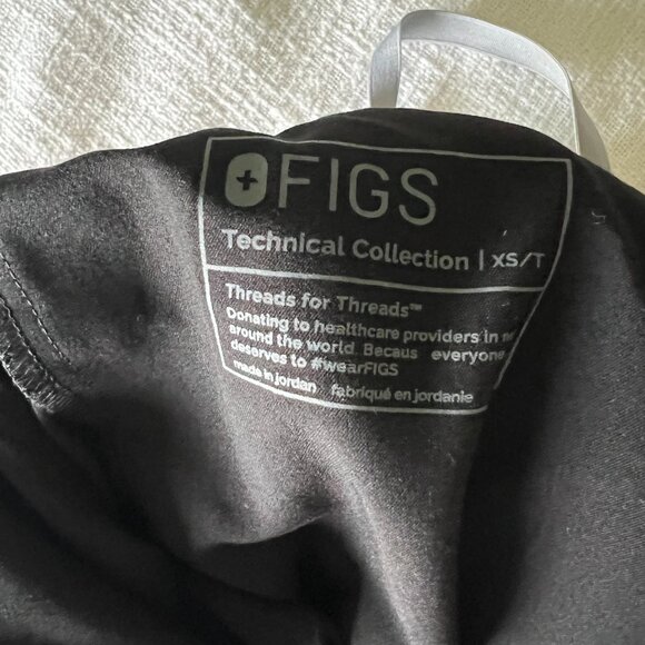 FIGS Zamora Joggers Scrub Pants Black XS Tall - Picture 5 of 5